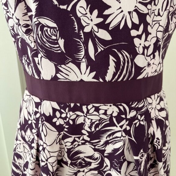 Brooks Brothers Sleeveless Dress Knee Length Floral Print Side Pockets Party - Picture 3 of 12